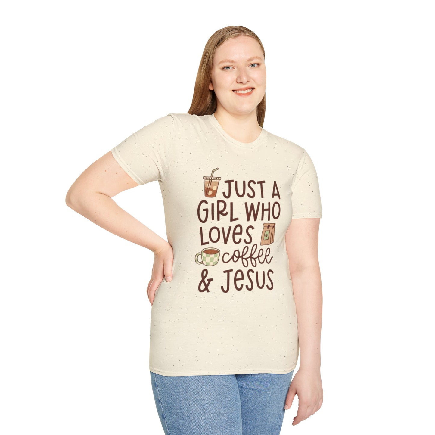 Love Jesus and coffee Tee