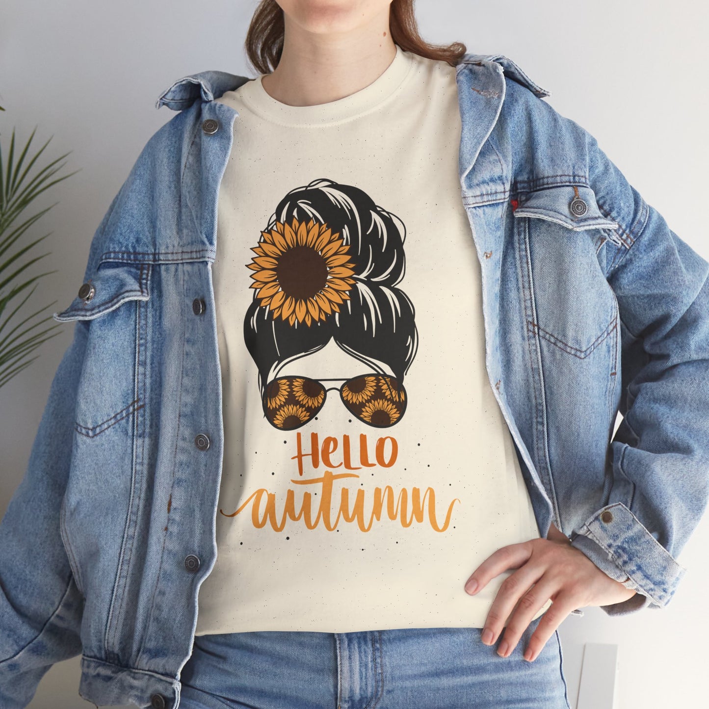 Hello Autumn Sunflower Tee
