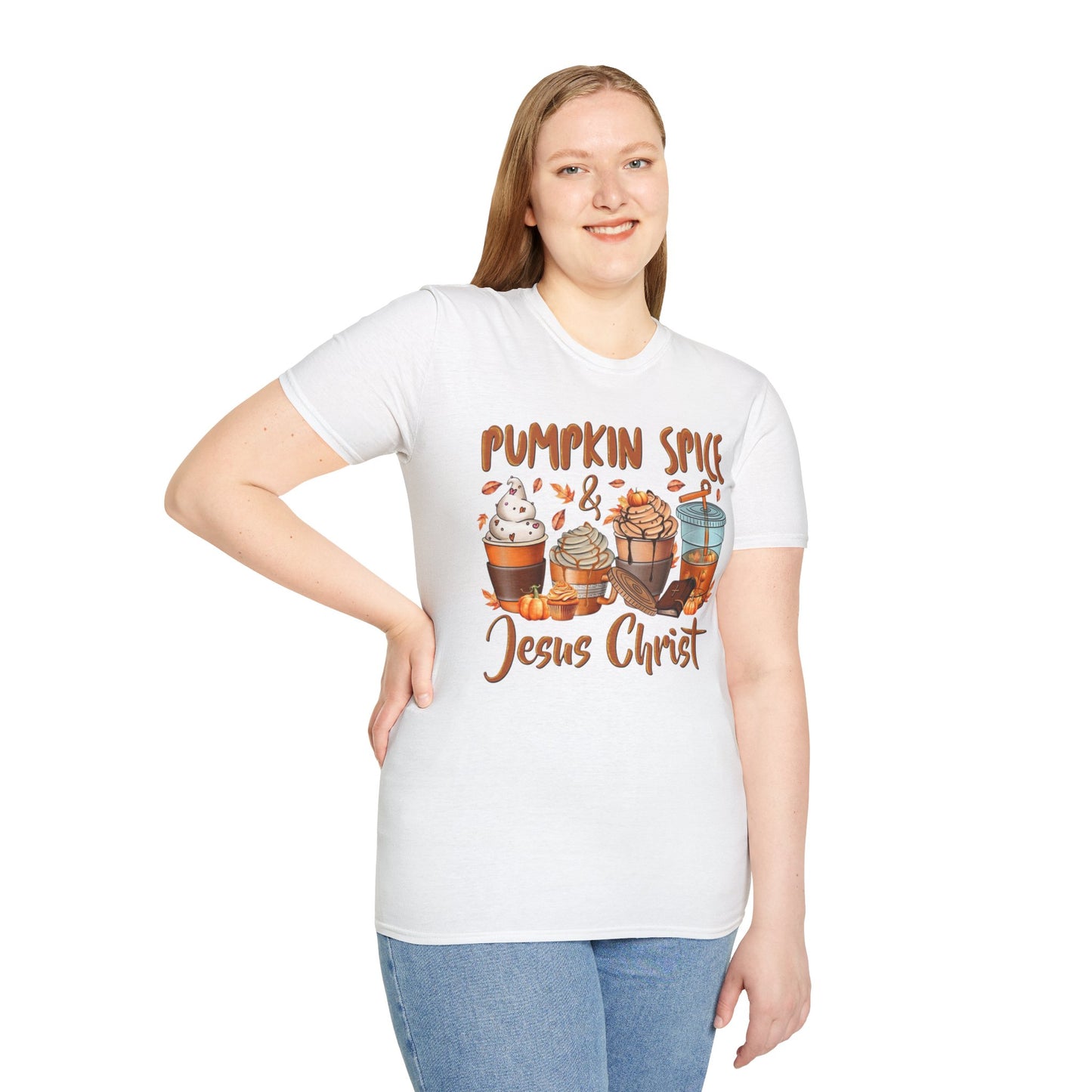 Pumpkin spice and Jesus Chirst Tee
