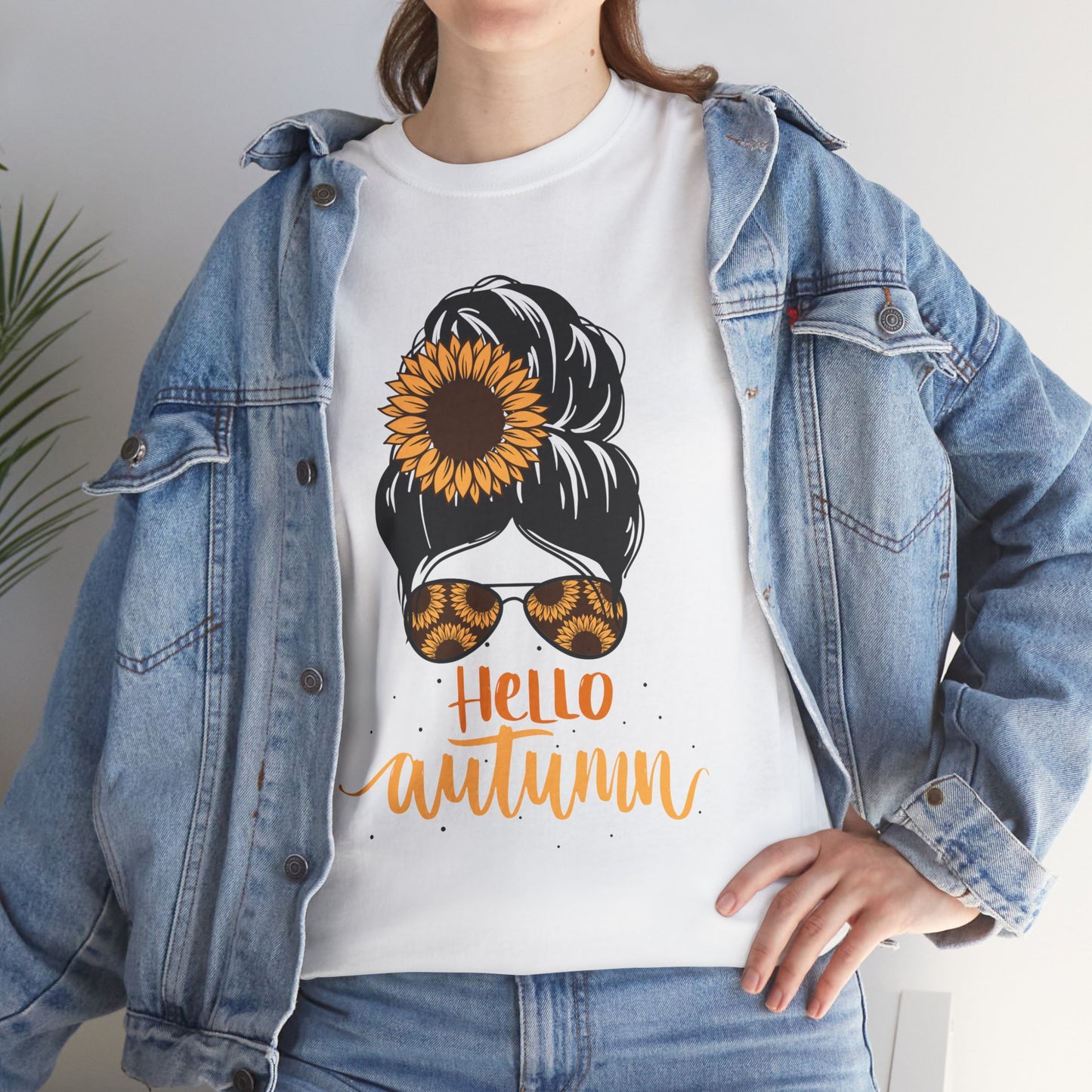 Hello Autumn Sunflower Tee