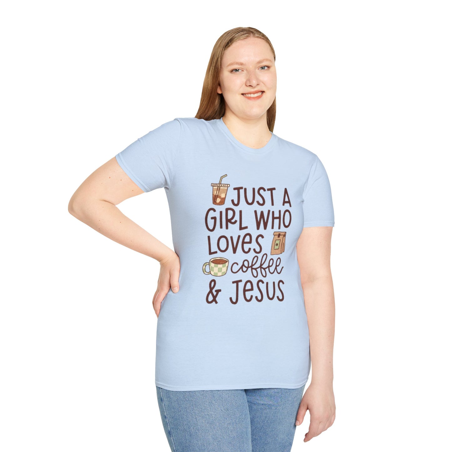Love Jesus and coffee Tee