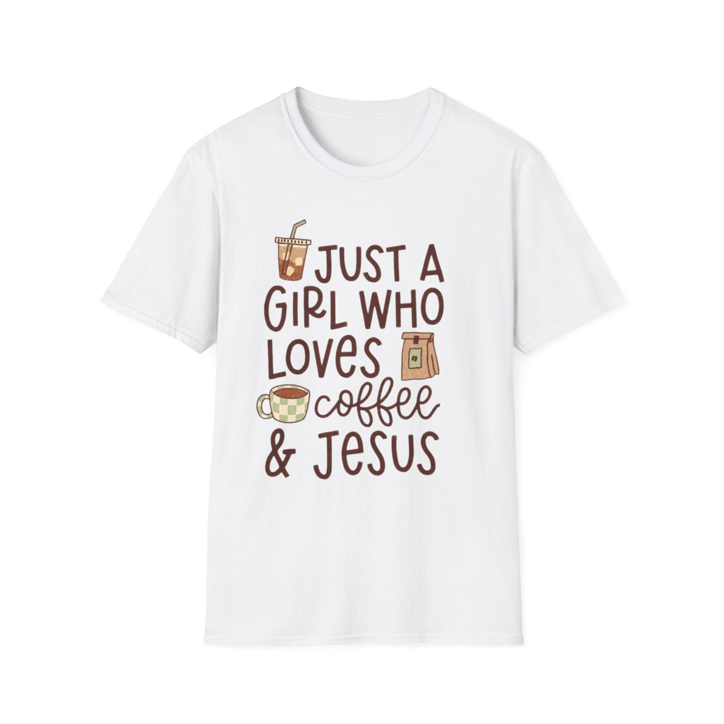 Love Jesus and coffee Tee