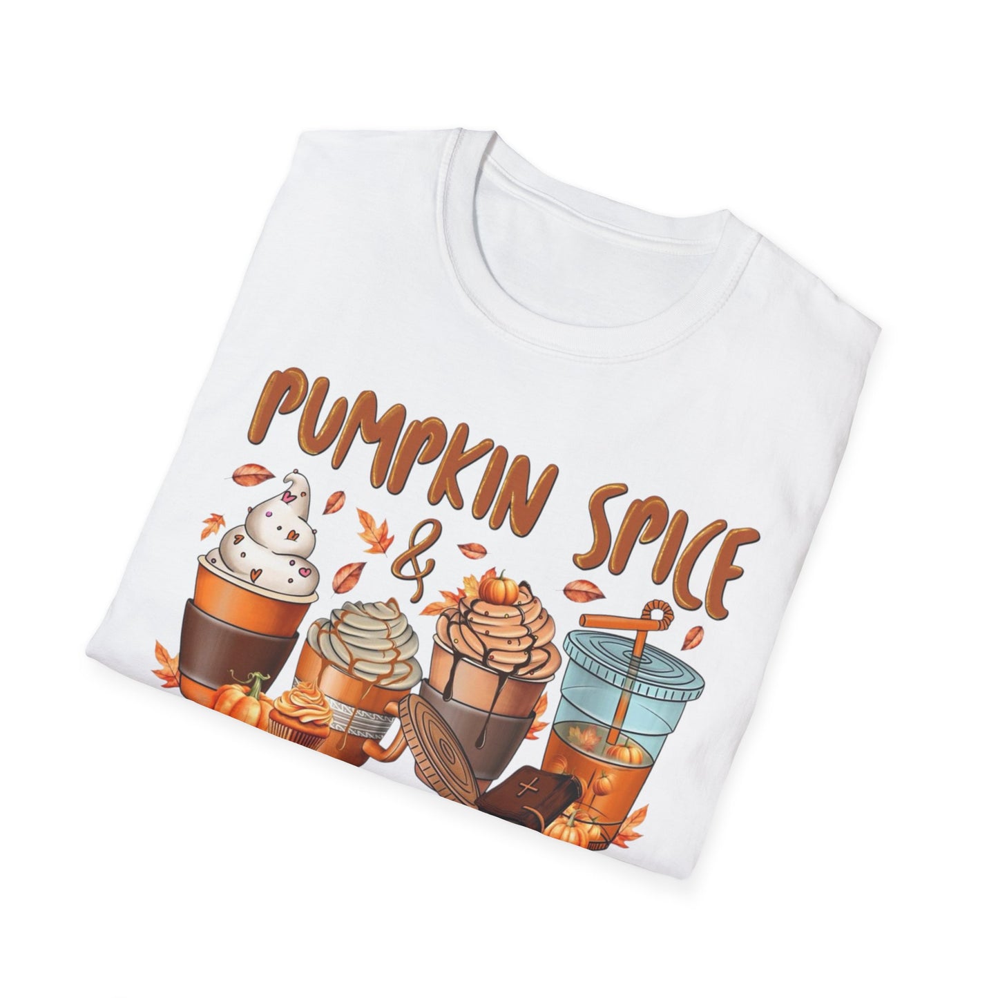 Pumpkin spice and Jesus Chirst Tee