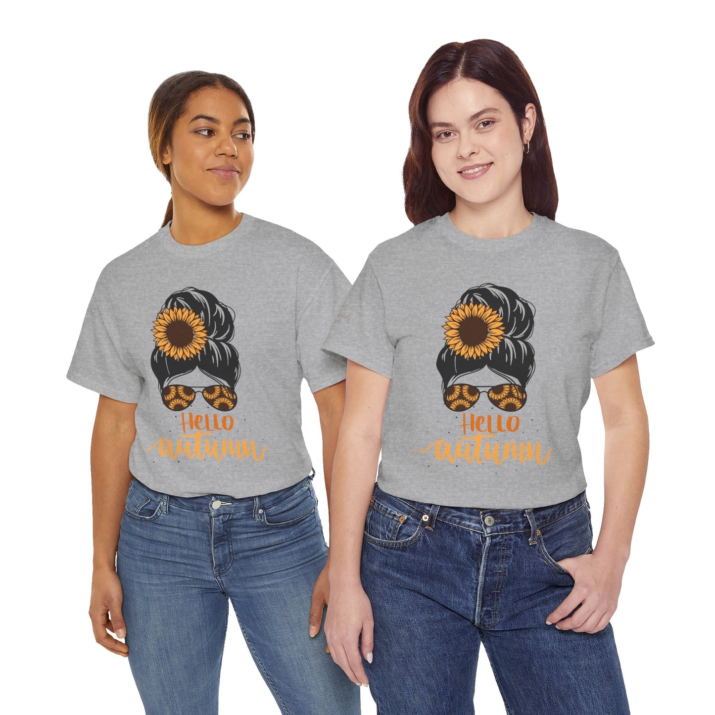 Hello Autumn Sunflower Tee