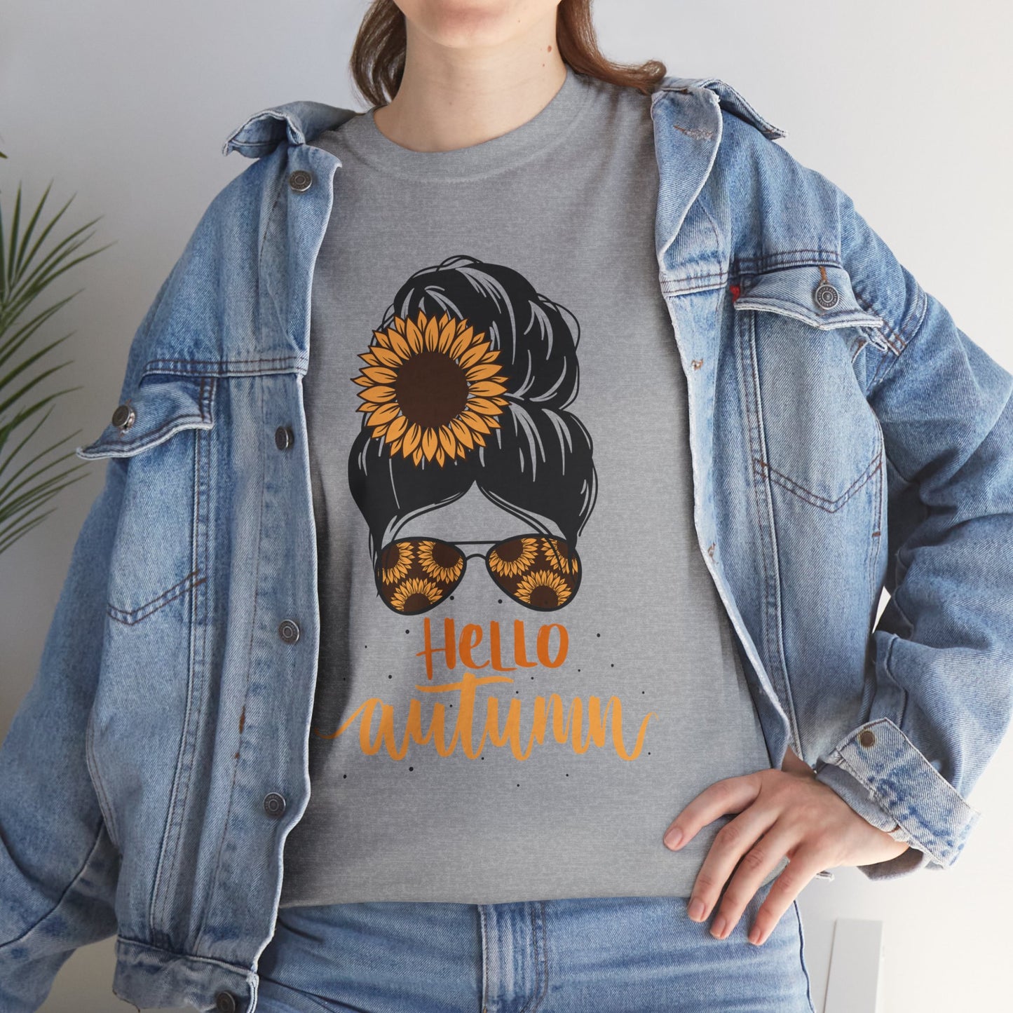 Hello Autumn Sunflower Tee