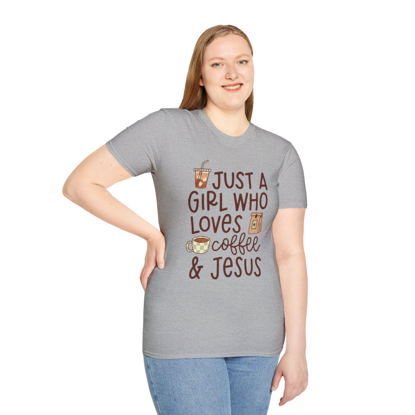 Love Jesus and coffee Tee