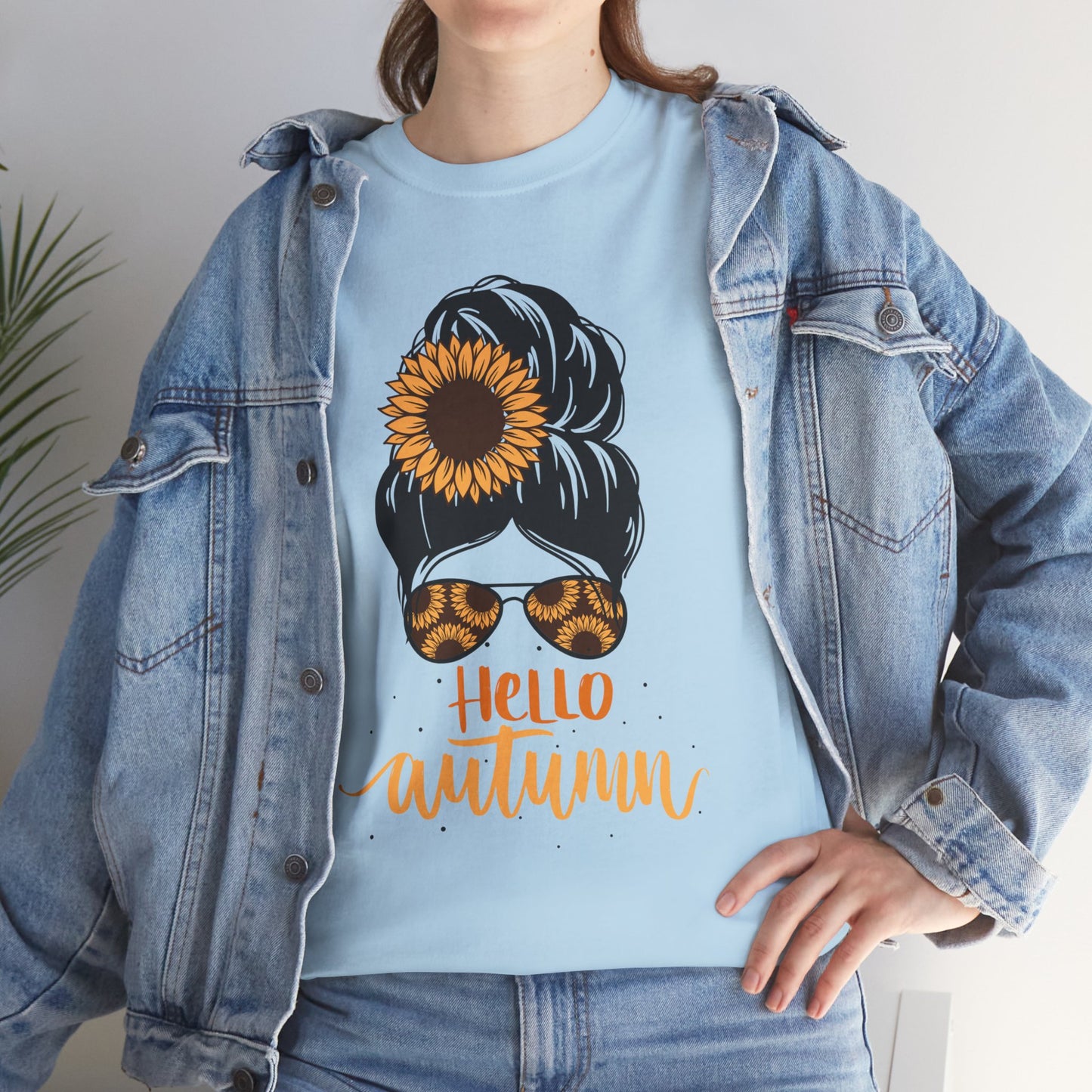 Hello Autumn Sunflower Tee