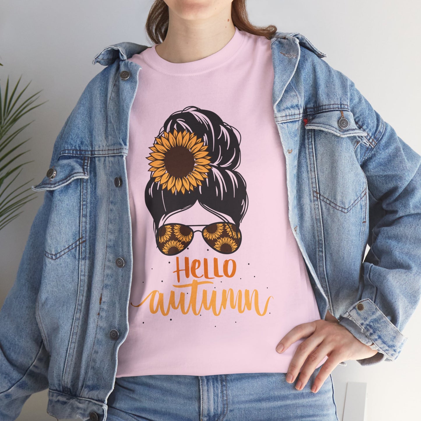 Hello Autumn Sunflower Tee