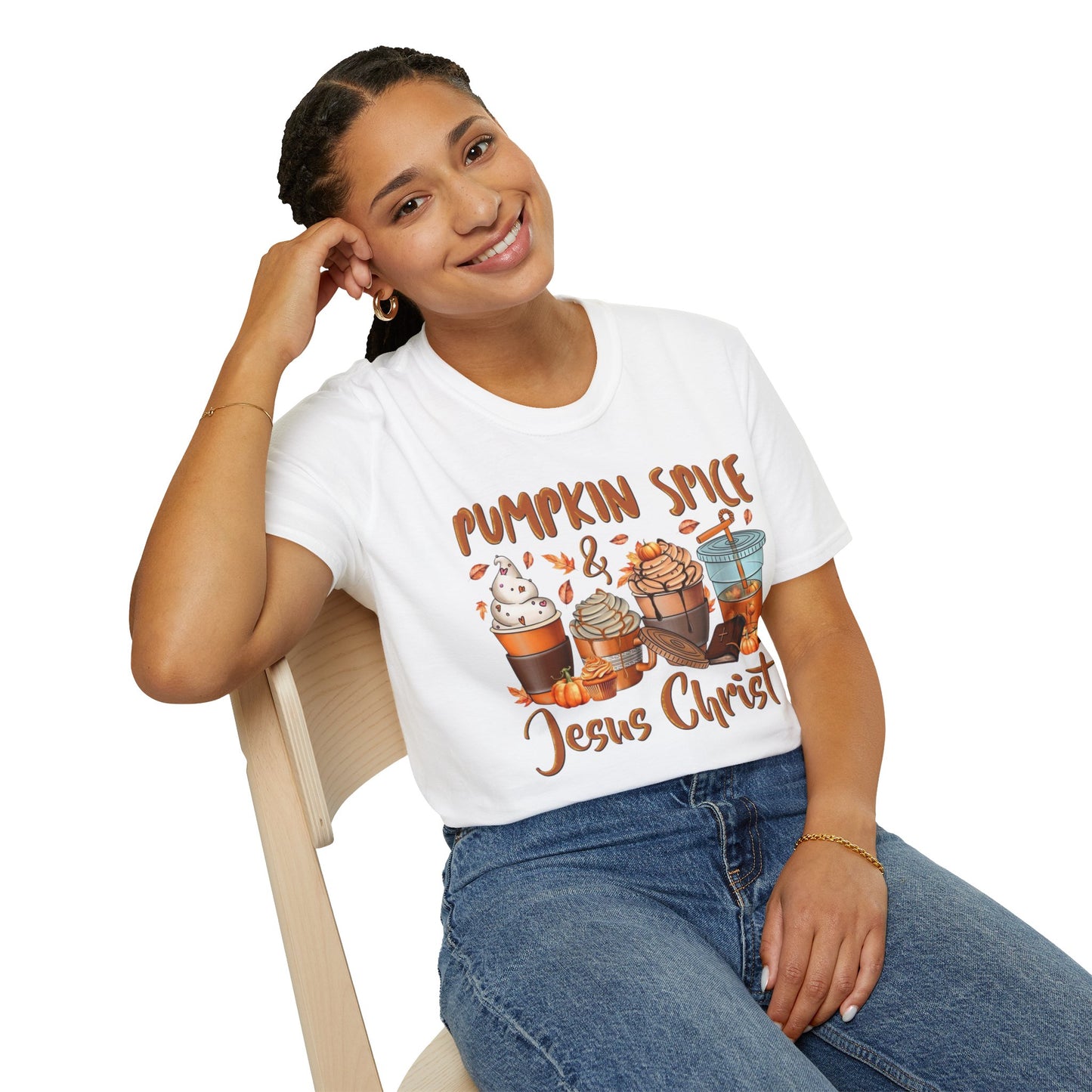 Pumpkin spice and Jesus Chirst Tee