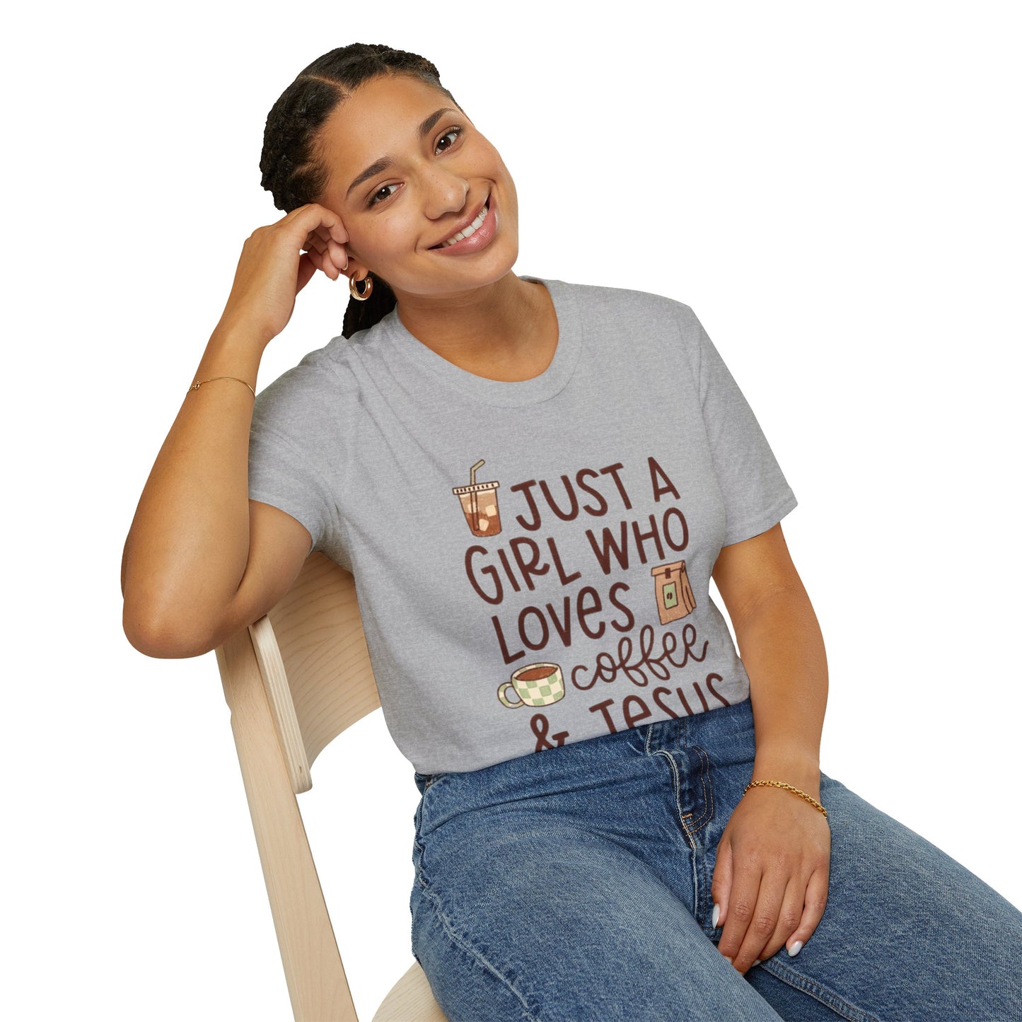 Love Jesus and coffee Tee