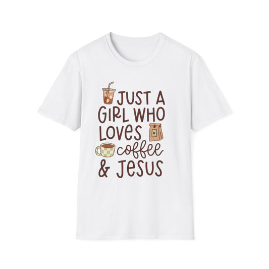 Love Jesus and coffee Tee