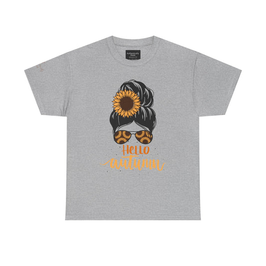 Hello Autumn Sunflower Tee