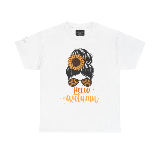 Hello Autumn Sunflower Tee