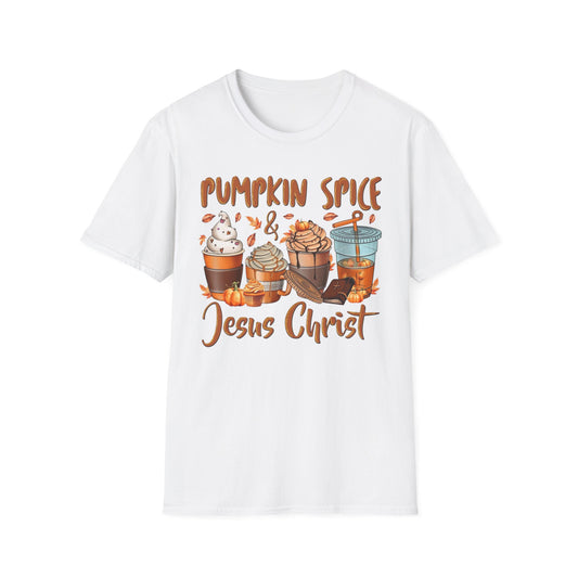 Pumpkin spice and Jesus Chirst Tee